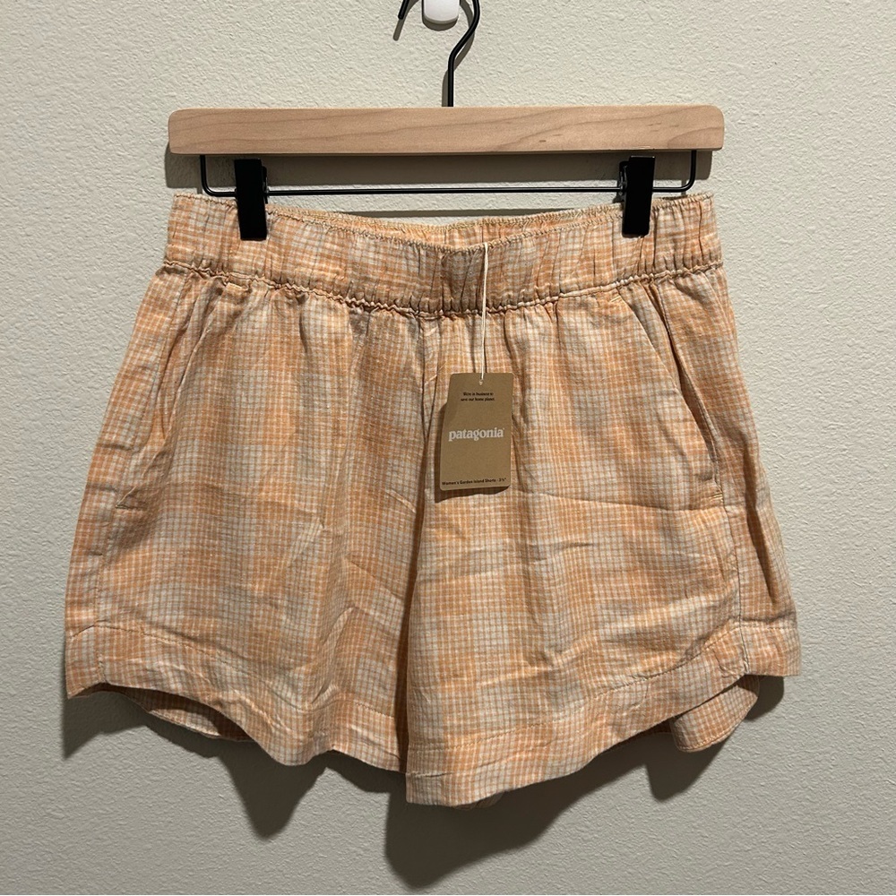 Patagonia Women's Garden Island Shorts Wispy Green Size Small NWT